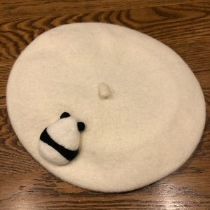 Toddler panda beret